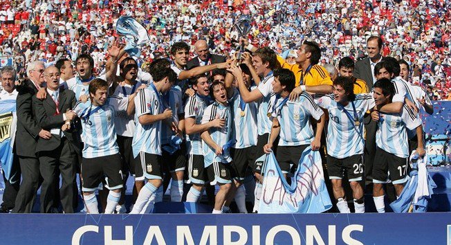 #OnThisDay in 2007 @aguerosergiokun & @mau_zeta scored to give @Argentina U20s victory over Czech Republic & a sixth World Cup title https://t.co/WnozCfkj2m