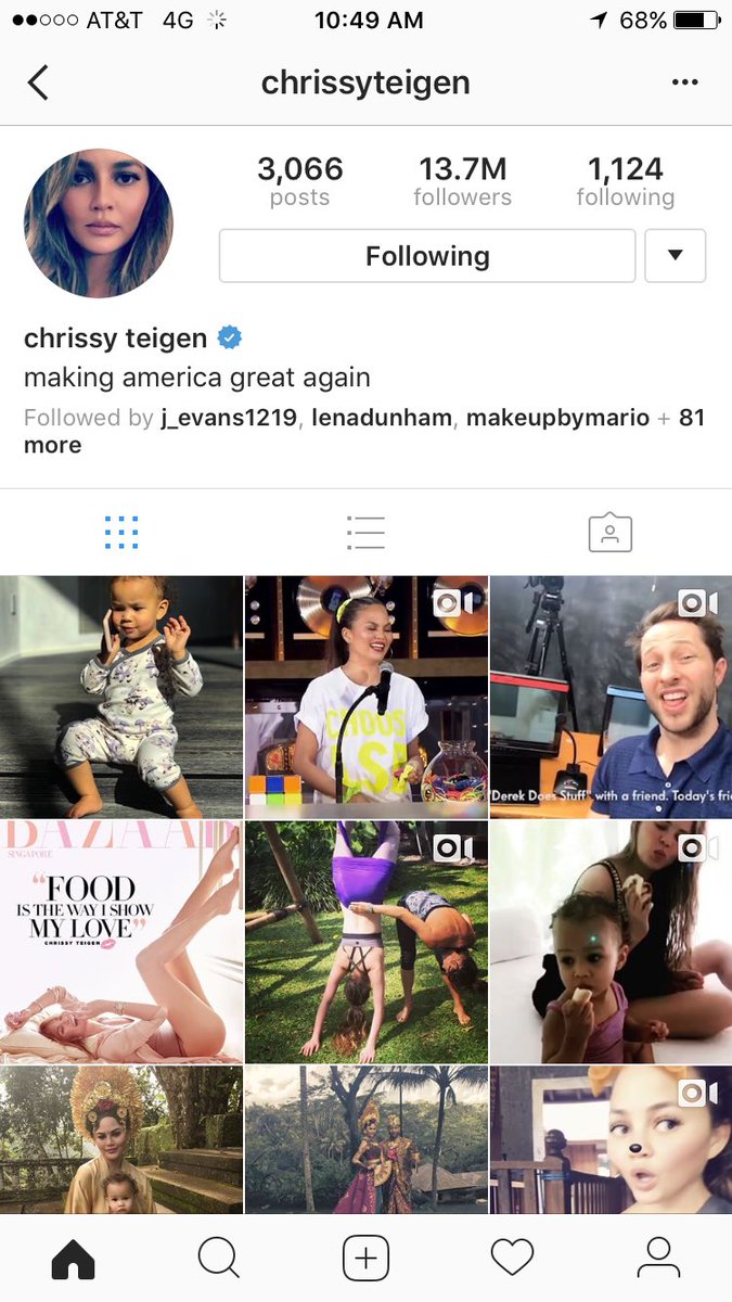 BreannaKSmith's tweet photo. @chrissyteigen 's IG bio gives me life.  #YouMyGirl 💪🏼 https://t.co/BKEU2yT1lp