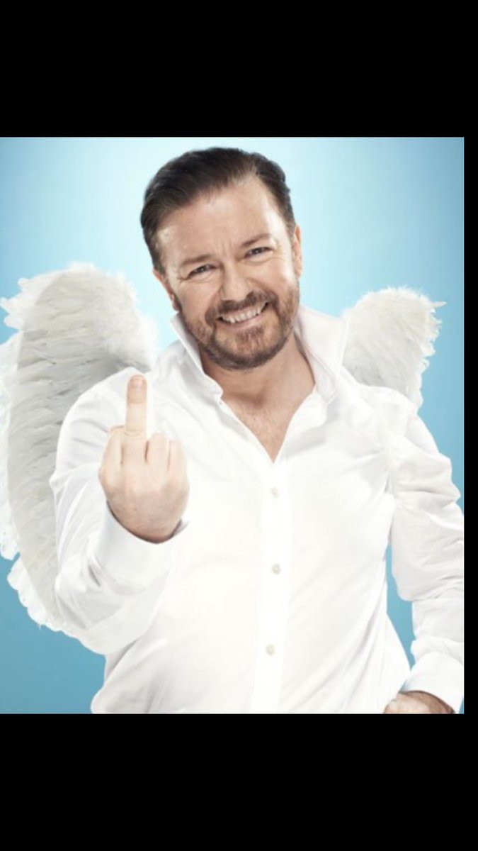 rickygervais's tweet photo. Whenever you're fed up &amp; stressed about life, just remember that you'll be dead &amp; forgotten soon &amp; there's no afterlife. Hope that helps. https://t.co/BjhRDZjZ6m