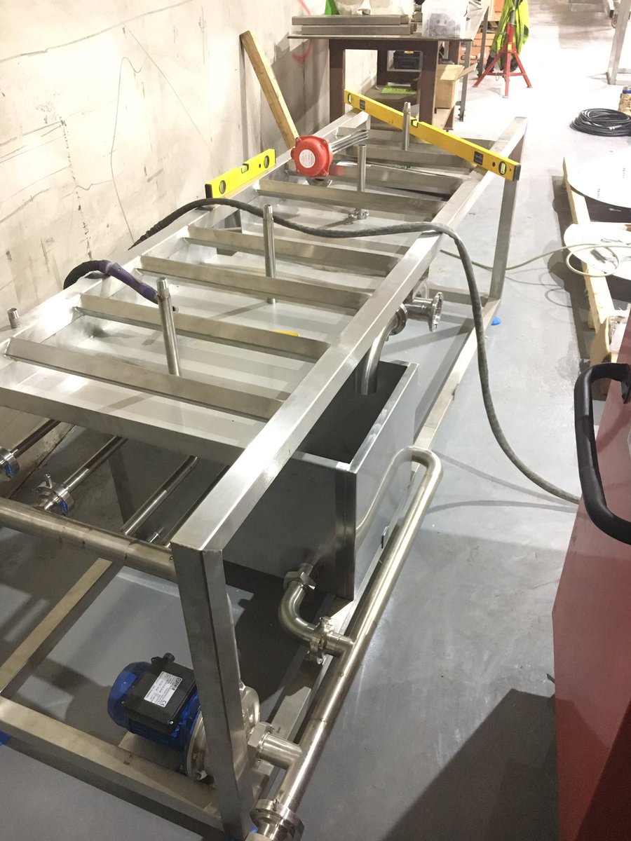 6Process's tweet photo. The lads are flat out in the workshop again this weekend, fabricating #caskwasher #beertank #beer #cider #welding #stainlesssteel https://t.co/SQAIEPauX4