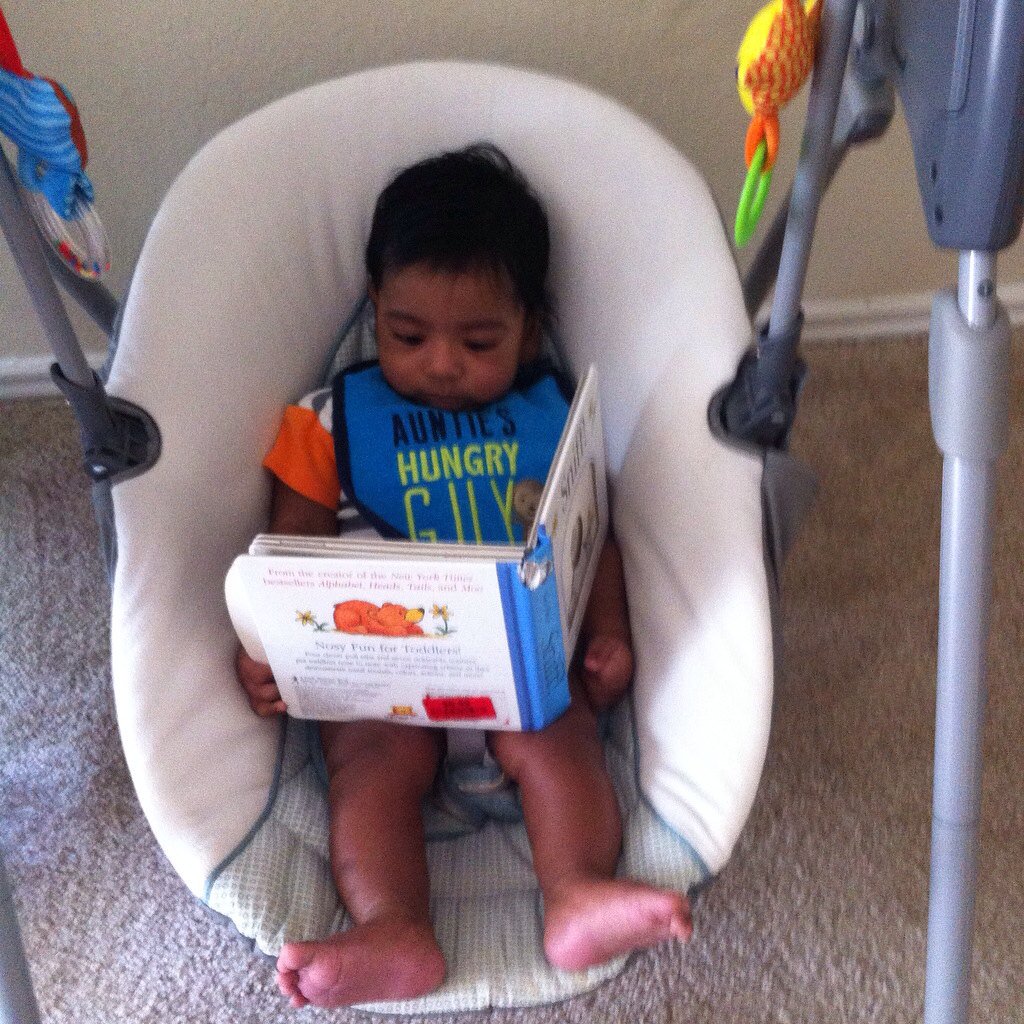 manjulasidhan's tweet photo. Bookworm in training ! Watch the video ....https://t.co/dyYK1pLTQy https://t.co/ABw58a6Q4R