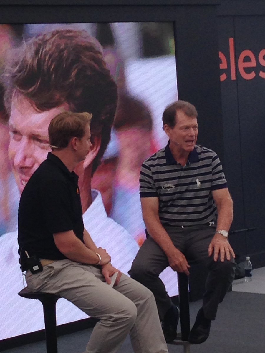ShopAnonLiv's tweet photo. I asked @TomWatsonPGA how he felt coming down the 18th @StAndrewsGC. What a gentleman! #TheOpen https://t.co/2Y3CYRq6j5