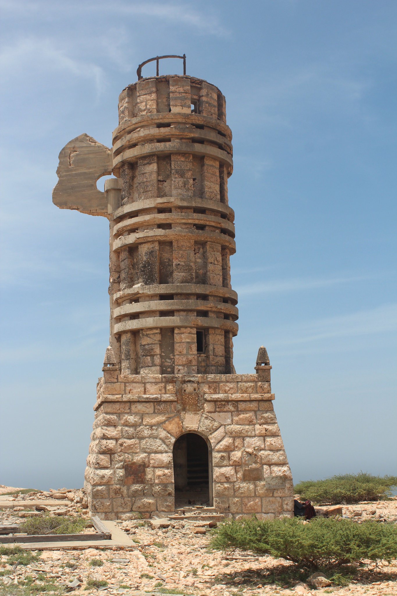 Abdul Warfa on X: At RasAsir Puntland there is the Francesco Crispi  Lighthouse, built (1930) atop the headland, on the split of Indian Ocean &  Gulf of Aden t.conSnVLBfkCp  X