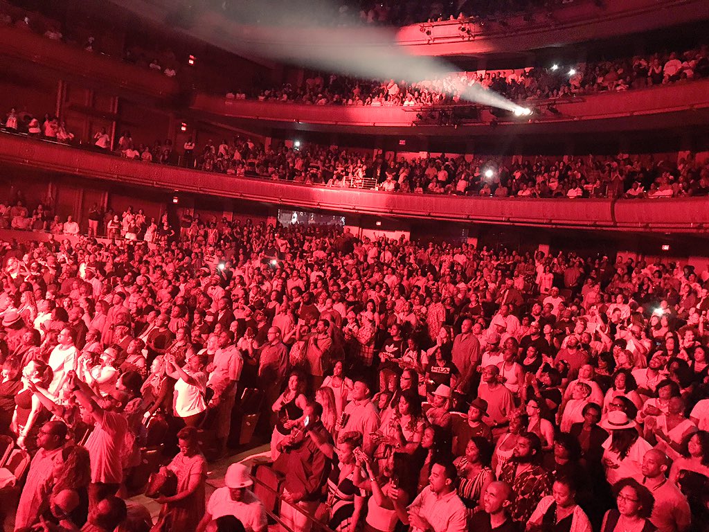 NJPAC's tweet photo. It's. Lit. Everyone on your feet for @OfficialBBD!! #ThreeStripesTour💥 https://t.co/sgMUn6PDqw