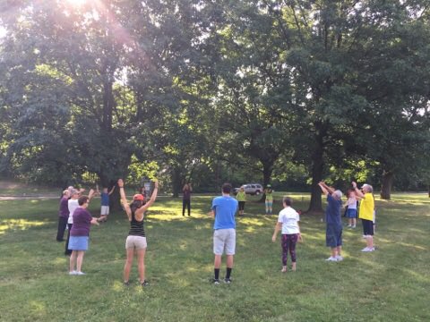 Scusworth8's tweet photo. Beautiful day for some Thai chi in the yard at #pottstownY @pfvYMCA https://t.co/PMUXSev8O2