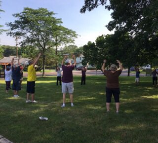 Scusworth8's tweet photo. Beautiful day for some Thai chi in the yard at #pottstownY @pfvYMCA https://t.co/PMUXSev8O2