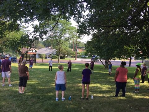 Scusworth8's tweet photo. Beautiful day for some Thai chi in the yard at #pottstownY @pfvYMCA https://t.co/PMUXSev8O2
