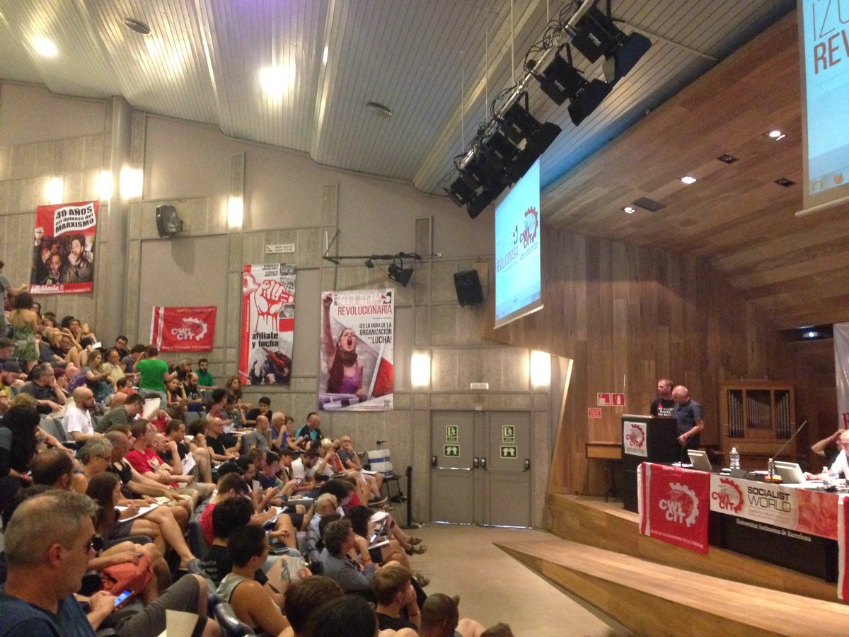 IzquierdaRevol's tweet photo. De cara a la #UnificacionMarxista el compa Miguel explica a la #CWISummerSchool el trabajo de @IzquierdaRev_VE en la revolución venezolana. https://t.co/uBzYyVGOLg