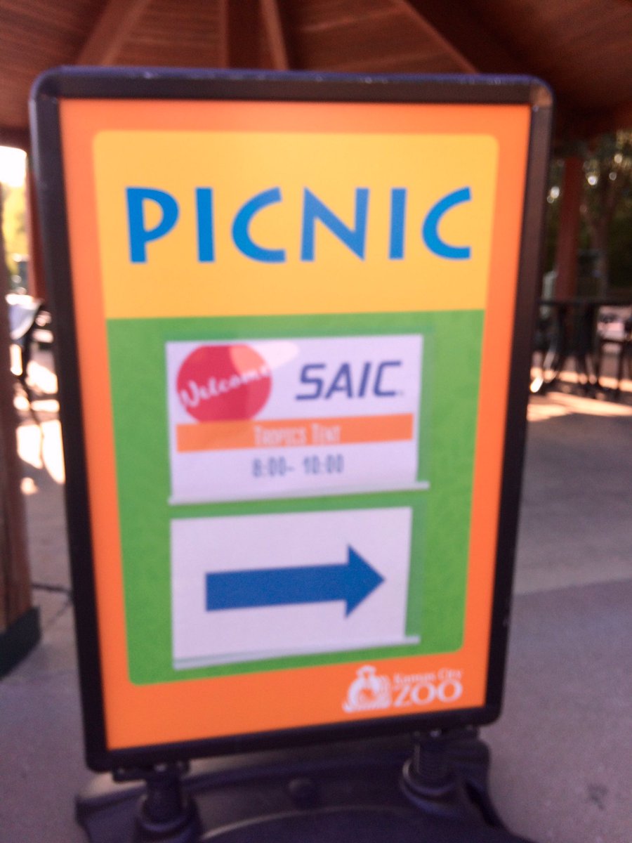 Heath_Starr's tweet photo. A hot but great day for the @SAICinc family picnic at the Kansas City zoo https://t.co/UnFRh3m63v