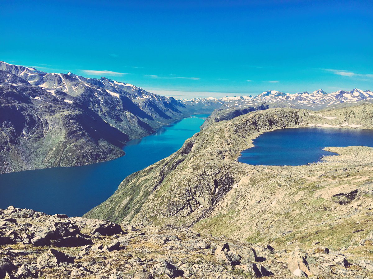 Nej, det är ingen synvilla. #besseggen