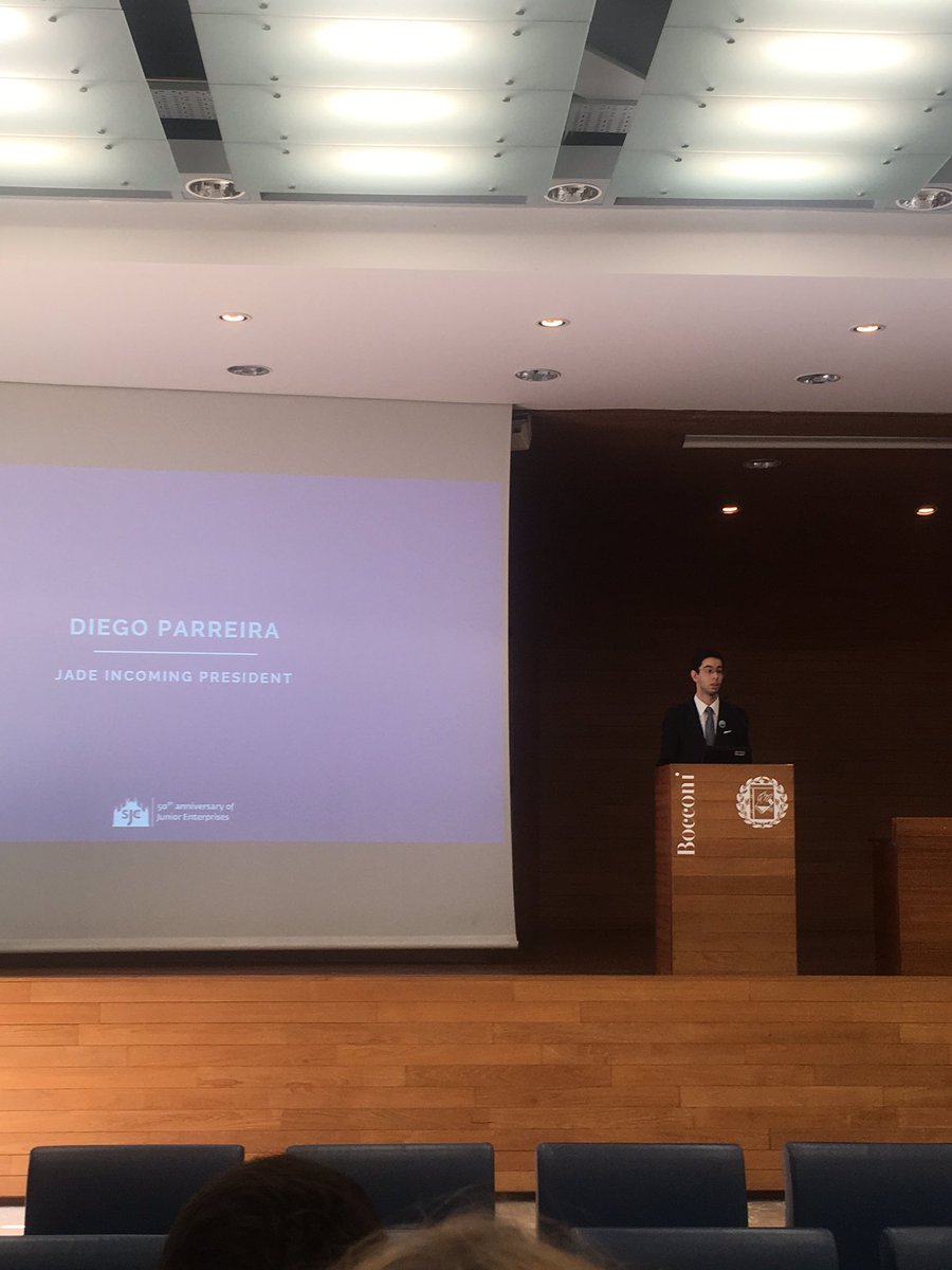 The new President of <a href="/JADEnetwork/">Jade Network</a> <a href="/odiogoparreira/">Diogo Parreira</a> remember us to don't miss any opportunity #SJC2017