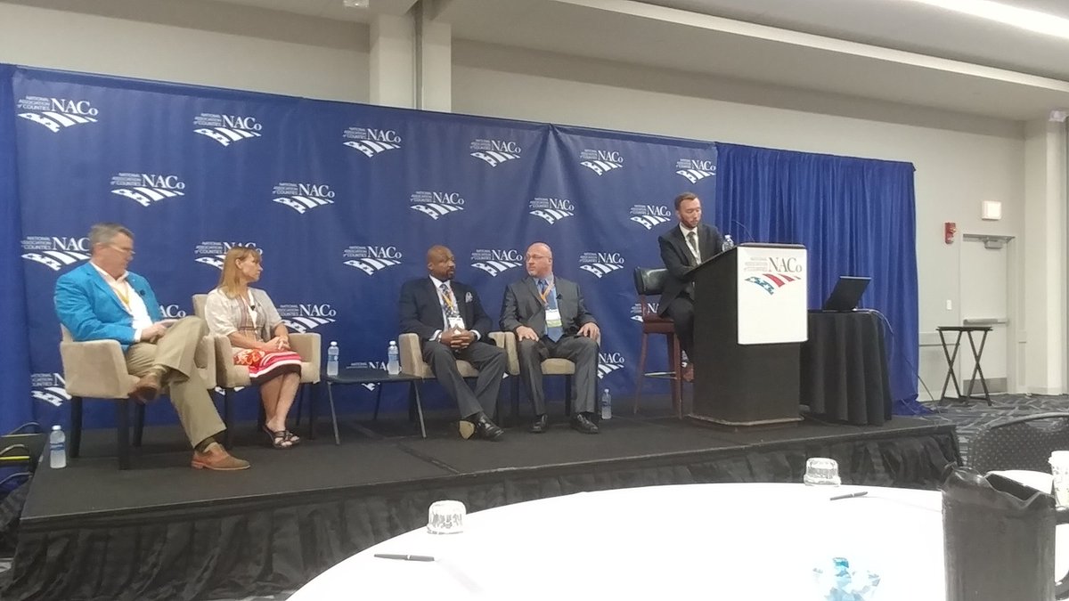 james3neal's tweet photo. #NACoann Tech Town Hall panel on #smartcounties ... https://t.co/XkEhz0mLSu