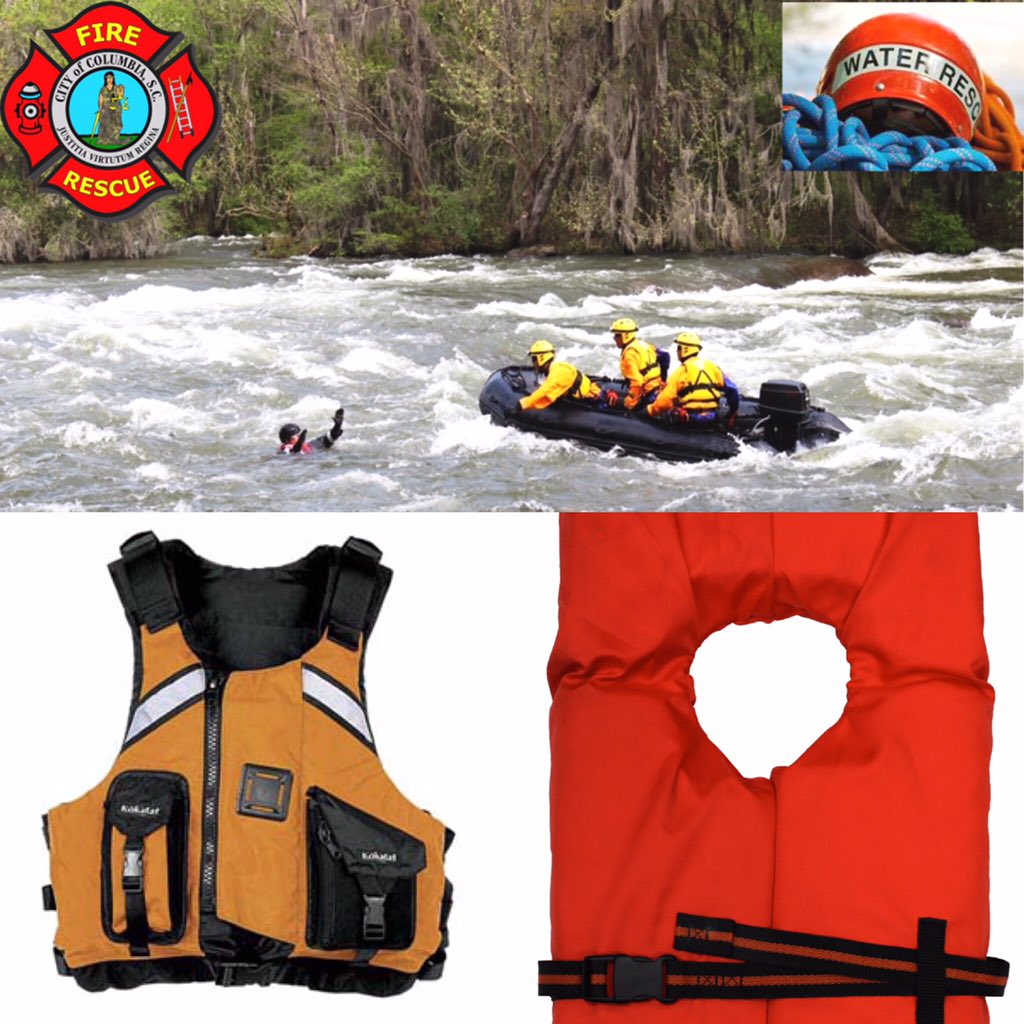 ColaFire's tweet photo. Water rescue by #TheCFD &amp; assistance from @westcola_fire is a reminder to those on river always have #PFD #personalflotationdevice #scnews https://t.co/pI2DuSbyhg