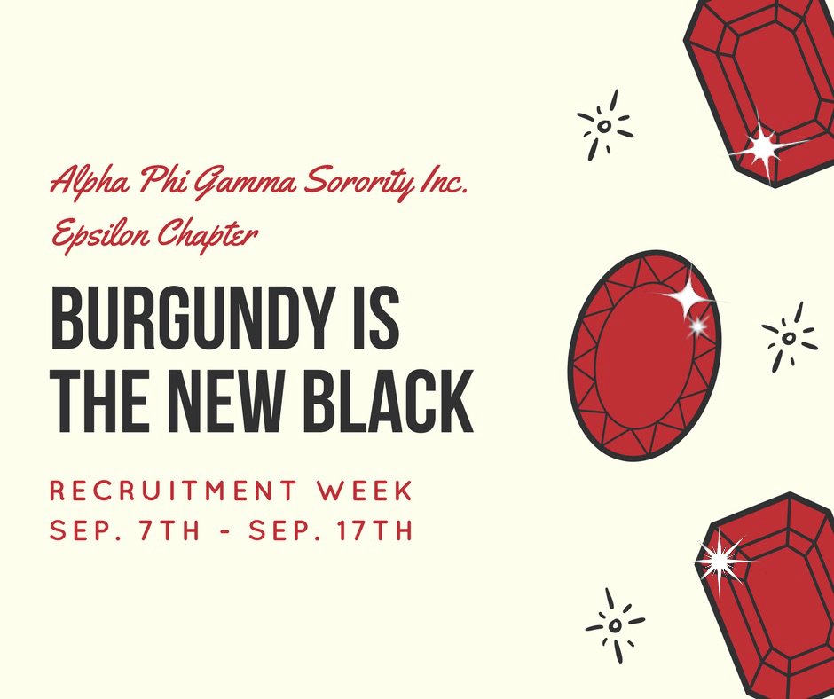 Everyone is waiting, waiting on you! And you've got time! #APhiG #RushFall17 #NoSisterhoodLikeThis #Recruitment #BurgundyIsTheNewBlack ❤