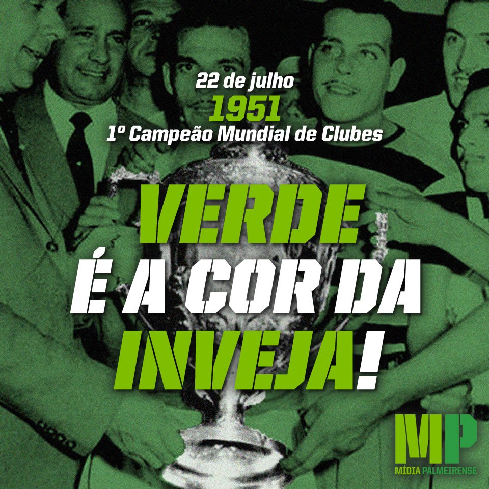 Poster Do Palmeiras - Campeão Mundial 1951