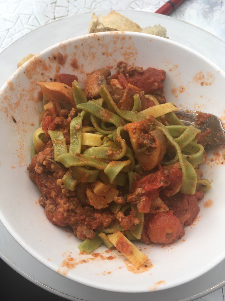 GerryAdamsSF's tweet photo. Anna loves pasta. Makes her go fasta. Go go gasta. https://t.co/I9Di2W79kk