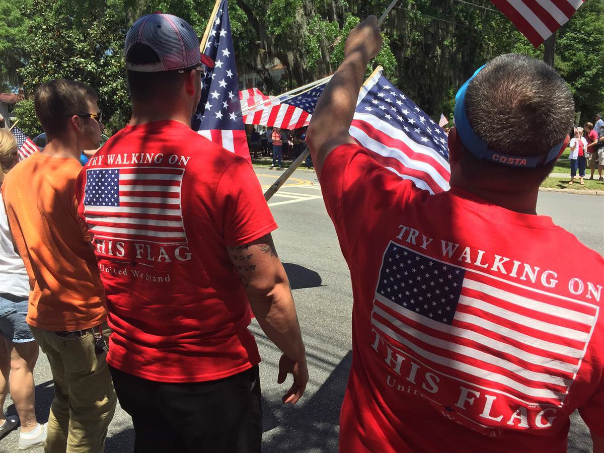 wizkhalliah's tweet photo. #EricSheppard and co. walked on the American Flag on campus and had the whole nation shook lol. One big mess #VState #FlagRally #FreeSpeech https://t.co/Zu7kl83k1O