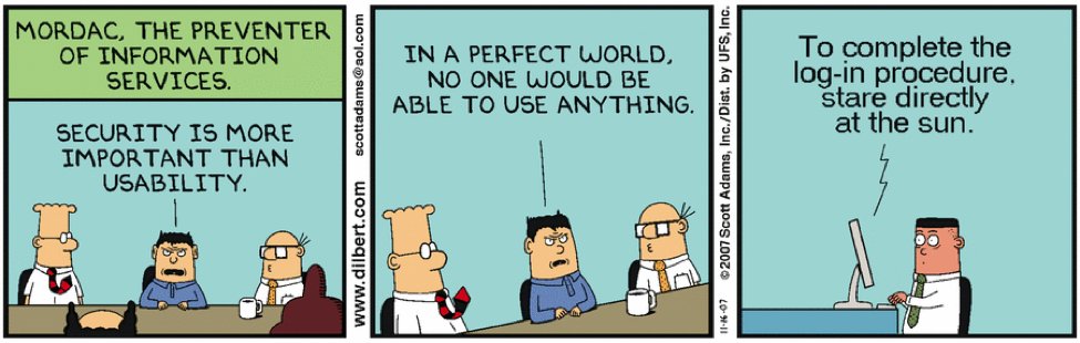 sbmeunier's tweet photo. Trade-off between #cybersecurity and #UX 😄
#fintech https://t.co/0GnQjroMMt