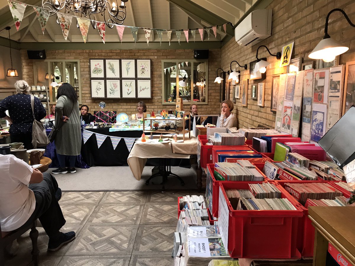 So much to look through, you could spend all afternoon at the @SugarSpiceFlea market at <a href="/grangeealing/">The Grange Ealing</a> - but you've now only got until 5pm!