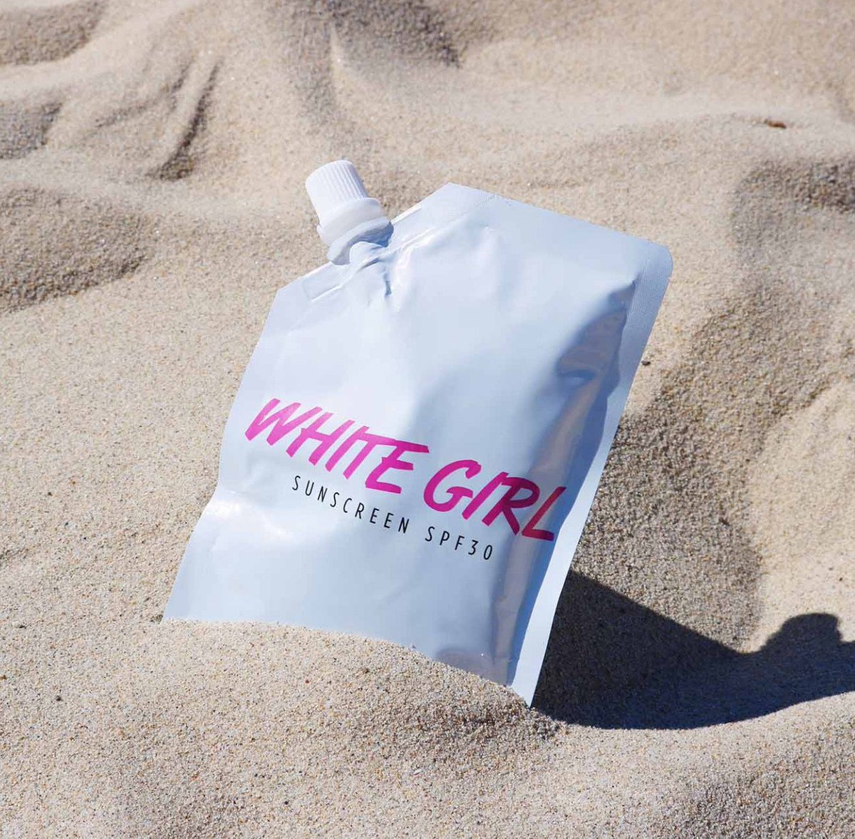EscapeMiamiSwim's tweet photo. We take protection very seriously. Don't forget to snag your #Whitegirlsunscreen at this afternoons #EscapeMiami. 

#PeroniStyle #Swimweek https://t.co/GERSM43bqA