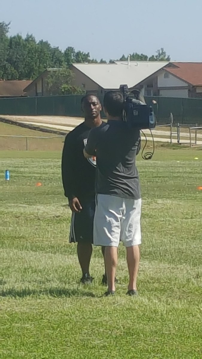 danielmacneil's tweet photo. Good things happening here @Dubb02 football camp! https://t.co/74jkQ9ousU