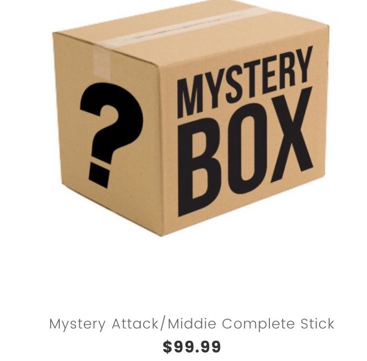 Lax_Kong_USA's tweet photo. Now offering mystery sticks from web store. Mystery attack/middie sticks at $99.99 and mystery defensive sticks at $119.99. https://t.co/MxzXUObe05