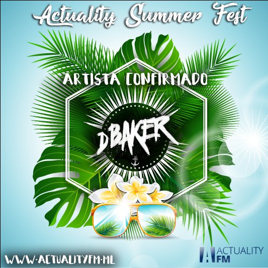 ActualityFM_es's tweet photo. Ahí va el primer confirmado para el #ActualitySummerFest! @PanaderoWTF #dBAKER! https://t.co/Ef1zm6MtBy