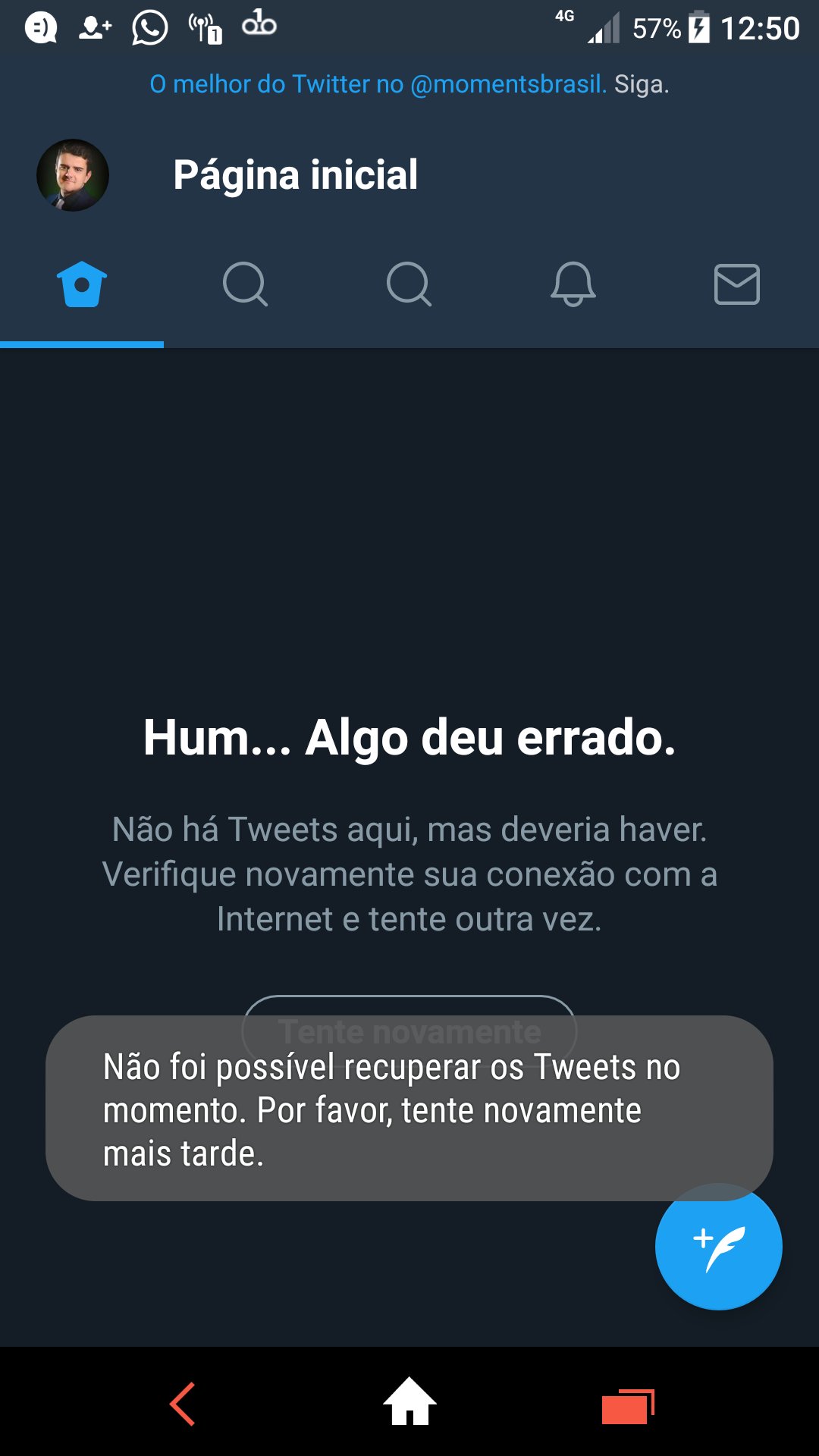 Renan Souzones on X: Ei @TwitterBrasil alguém pode me ajudar com isso? Não  sei por que não está funcionando no meu smartphone. @Twitter can someone  help me?  / X