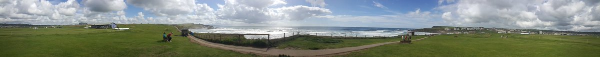 jtlaughland's tweet photo. May have found the most picturesque cricket ground in the world...Bude. #cricketwithaview https://t.co/clcYUYhtQM