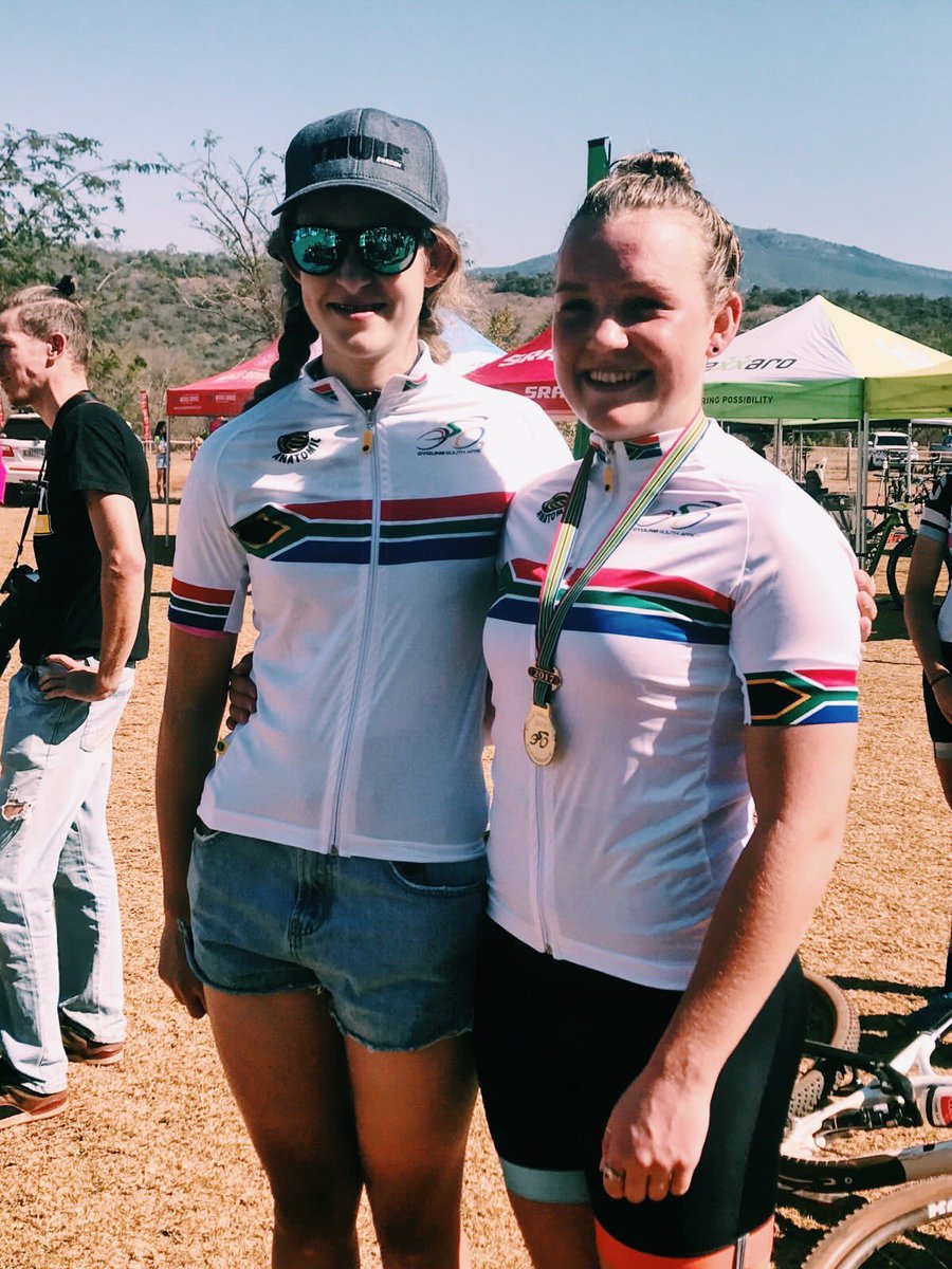 IsostarZA's tweet photo. Super proud of these two incredible ladies @TiffanyKeep u16 & @frances_dutoit u23 XCO SA Champs #FuelYourPassion #isostarEdge https://t.co/6yjFXHpTks