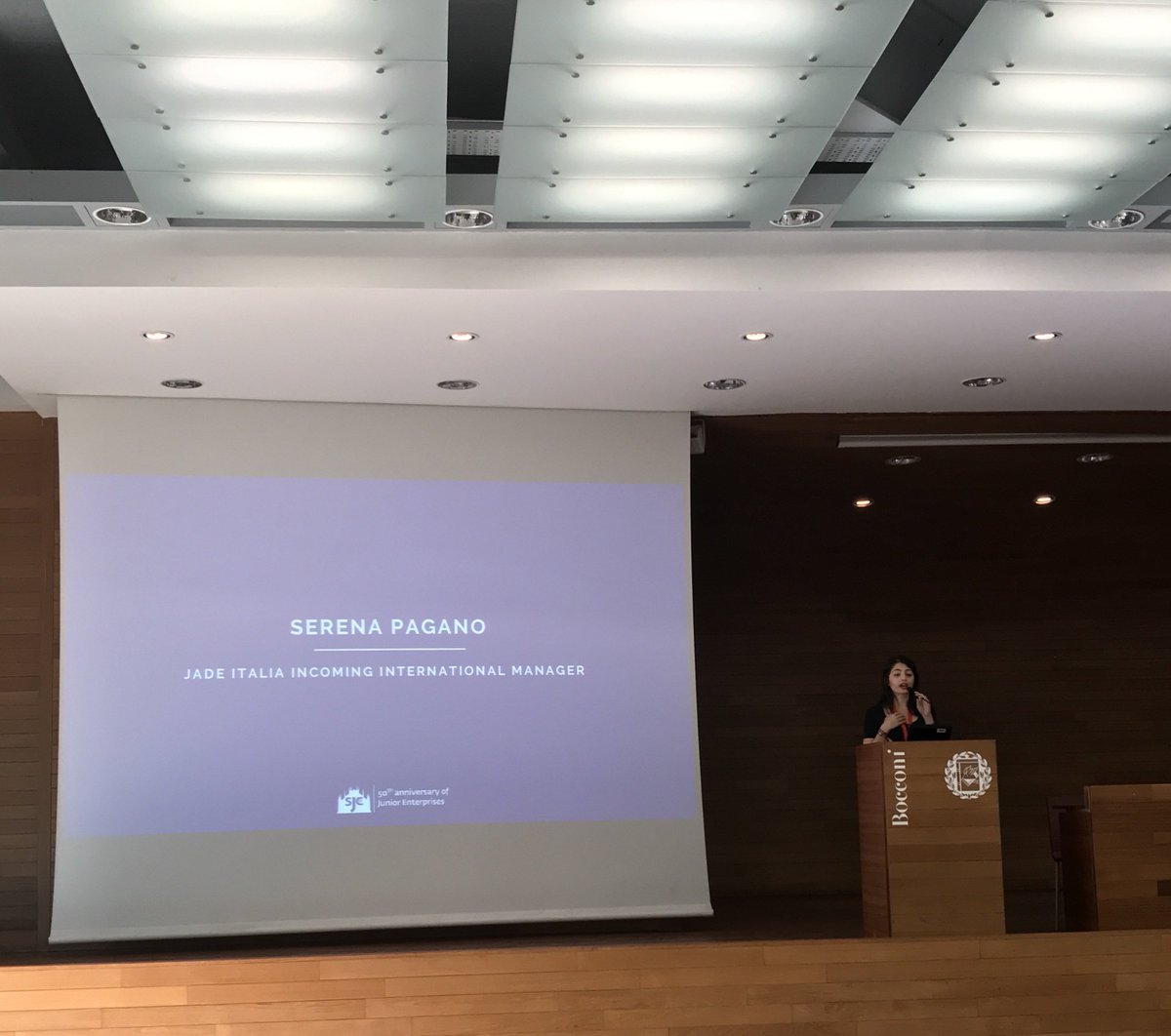 "Getting out from the comfort zone is typical of a JEur, isn't it?" Serena Pagano, incoming @JADEItalia IM and JECatt Associate. #SJC17