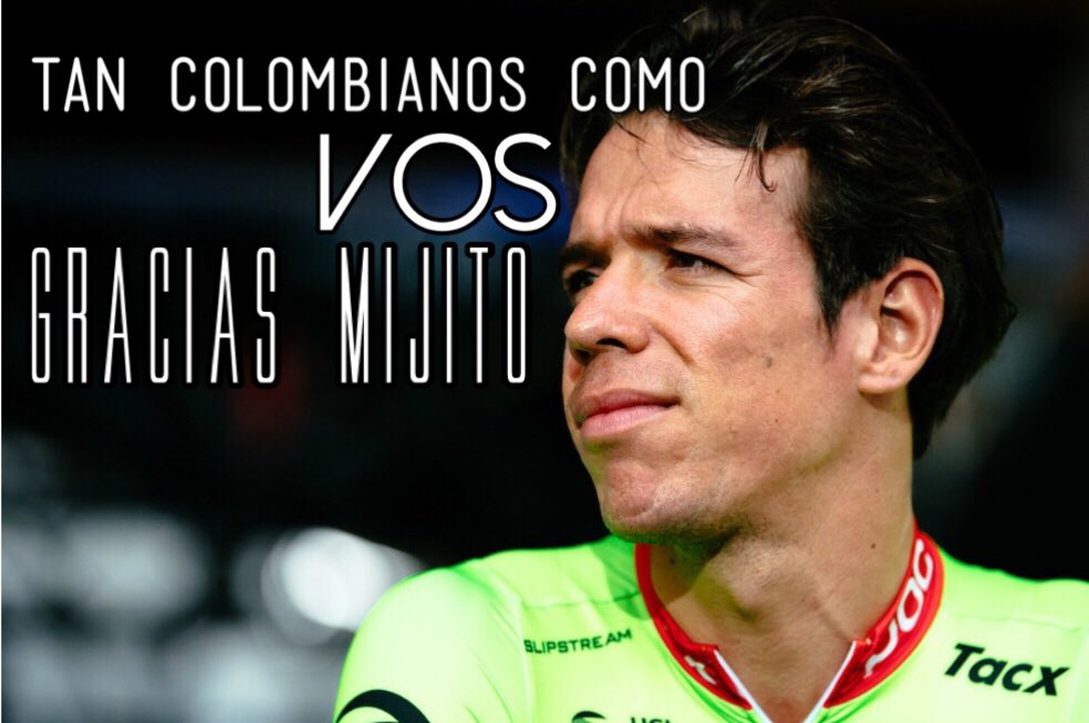 Etexcolombia's tweet photo. Que orgullo nuestros deportistas. Gracias @UranRigoberto por seguir Transformando en realidad nuestros sueños! Felicitaciones! 🚴🏻🇨🇴 https://t.co/8tYNWSvc0c