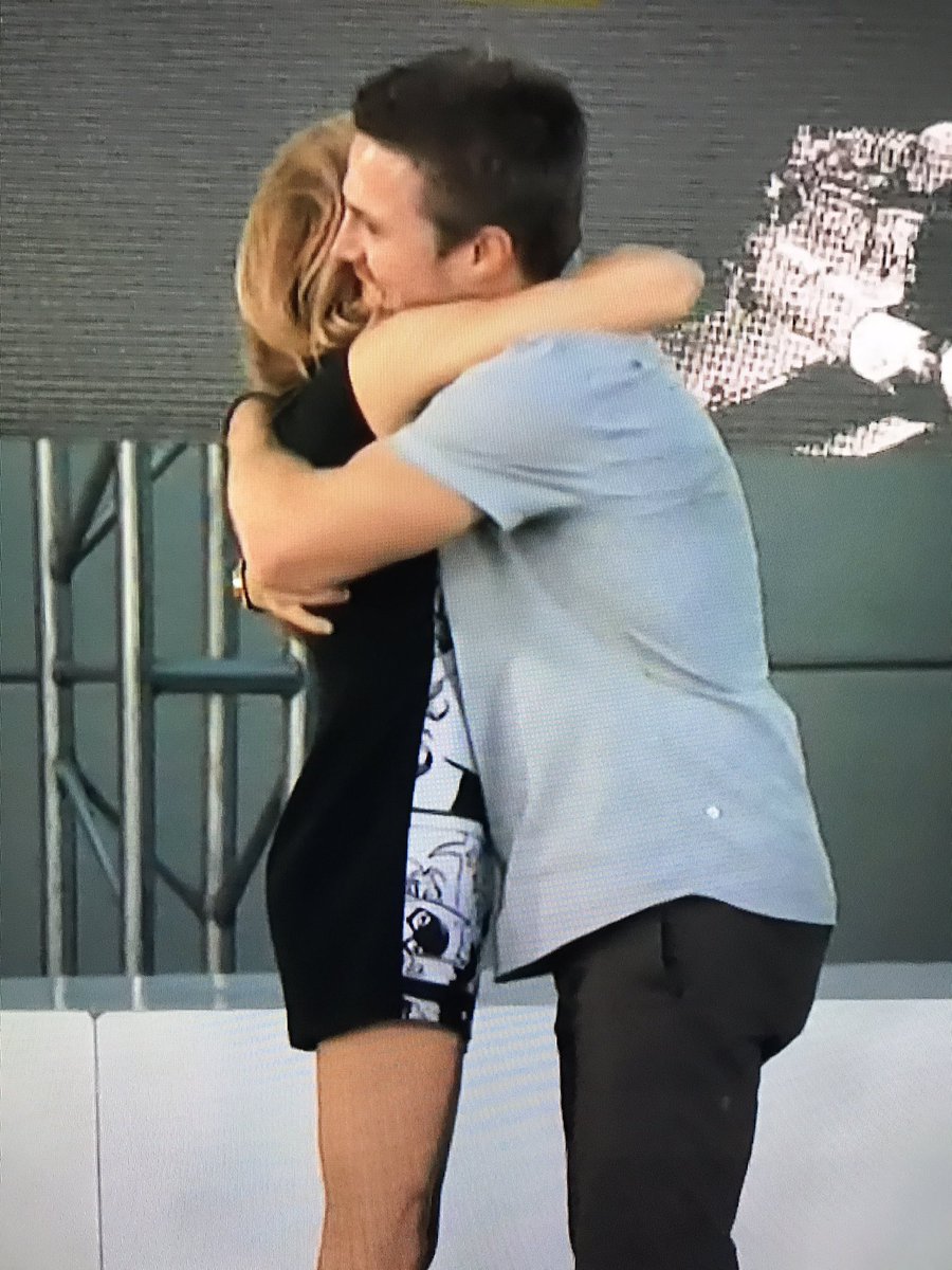 thegingerjudas's tweet photo. Welcome Back Katie Cassidy 
You have been missed greatly. So Glad you're back and even your casmates agree with us. https://t.co/ei5XSNkw6J
