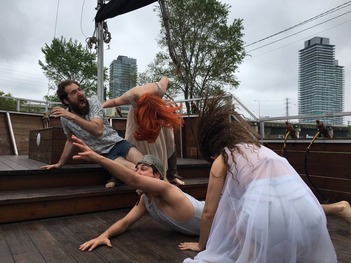 americanorth's tweet photo. Flooded sails every night thru July 25, 6:30pm. 60 mins of water, sky, skyline, &amp; stunning performers. #FloodedTO https://t.co/7zbrqNBHTZ https://t.co/Gy0bD3dxwd
