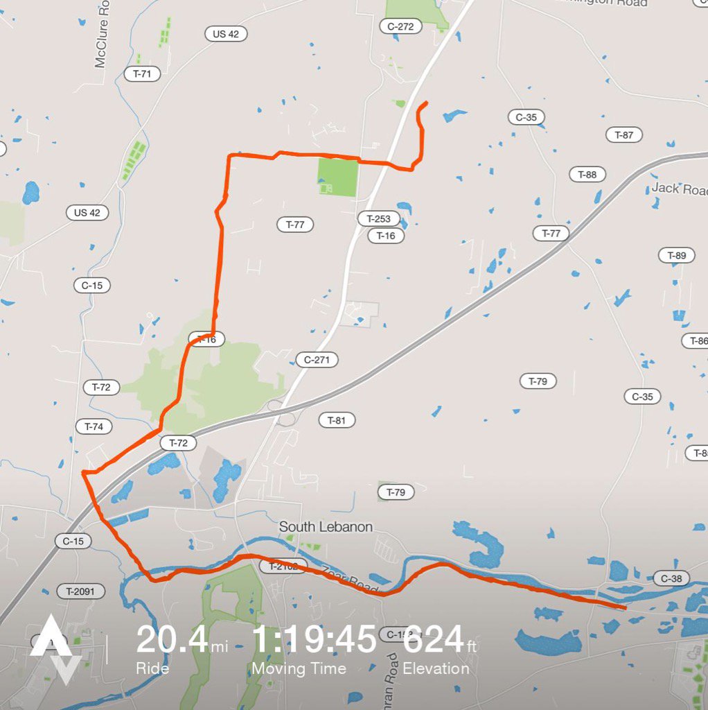 Check out my ride on Strava.
strava.com/activities/109…