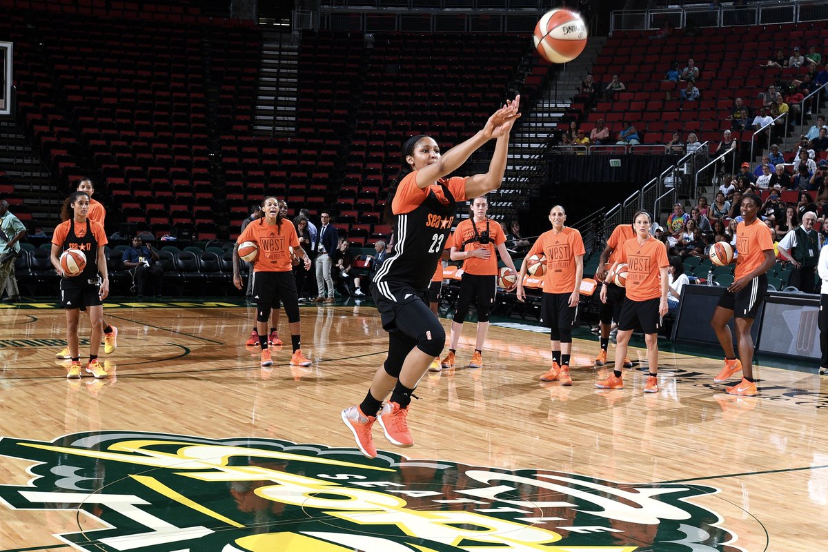 minnesotalynx's tweet photo. Just a few hours away from the 2017 #WNBAAllStar Game! 

Who's ready? We know we are 🙋 https://t.co/W2CUIq96VW