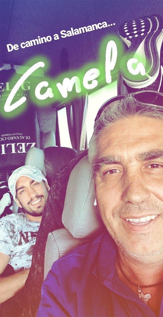 De camino a Salamamca... #ConciertoDeCamela