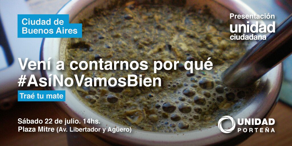 Kicillofok's tweet photo. Está tarde nos encontramos en Libertador y Agüero para contarnos por qué #AsiNoVamosBien #UnidadCiudadana https://t.co/8SqGMkdzjT