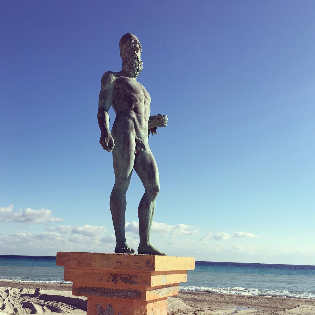 lalocride's tweet photo. Rirpoduzione dei Bronzi💎😎😍 #marinadicaulonia #lalocride #locride #calabria 😁 #caulonia Grazie @rickypetrolo https://t.co/siZH0zZfqX