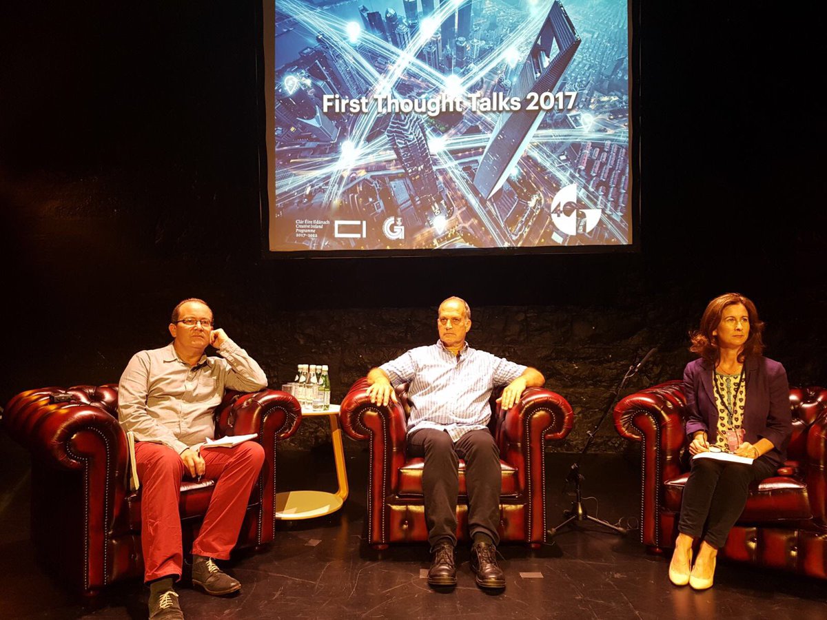 creativeirl's tweet image. Future Power. "we've (Ireland) got the resources to be the next Saudi Arabia",  Sean Duke @GalwayIntArts #FirstThoughtTalk #GIAF2017