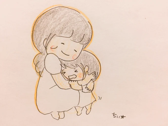 泣いて帰った小6の男の子にお母さんが
「母さんは味方やけん。なんかあったら教えてよ。」
と言ったそう。あたしも
「母さんはなんがあっても、いつもちぃの味方やけんね」
と小さい時言われたのを思い出した。思い出したけど実はずっと心のどこかにその言葉はあって頑張れてる今日があると思う。 