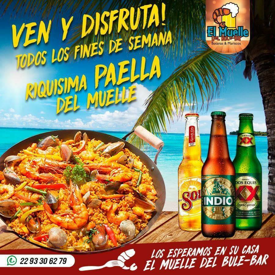 GuiaJarocha's tweet photo. Ven y disfruta la mejor paella del puerto!!!
Contamos con área de niños 
Si claro aquí en #ElmuelleDelBuleBar https://t.co/6W3unbE4Mq