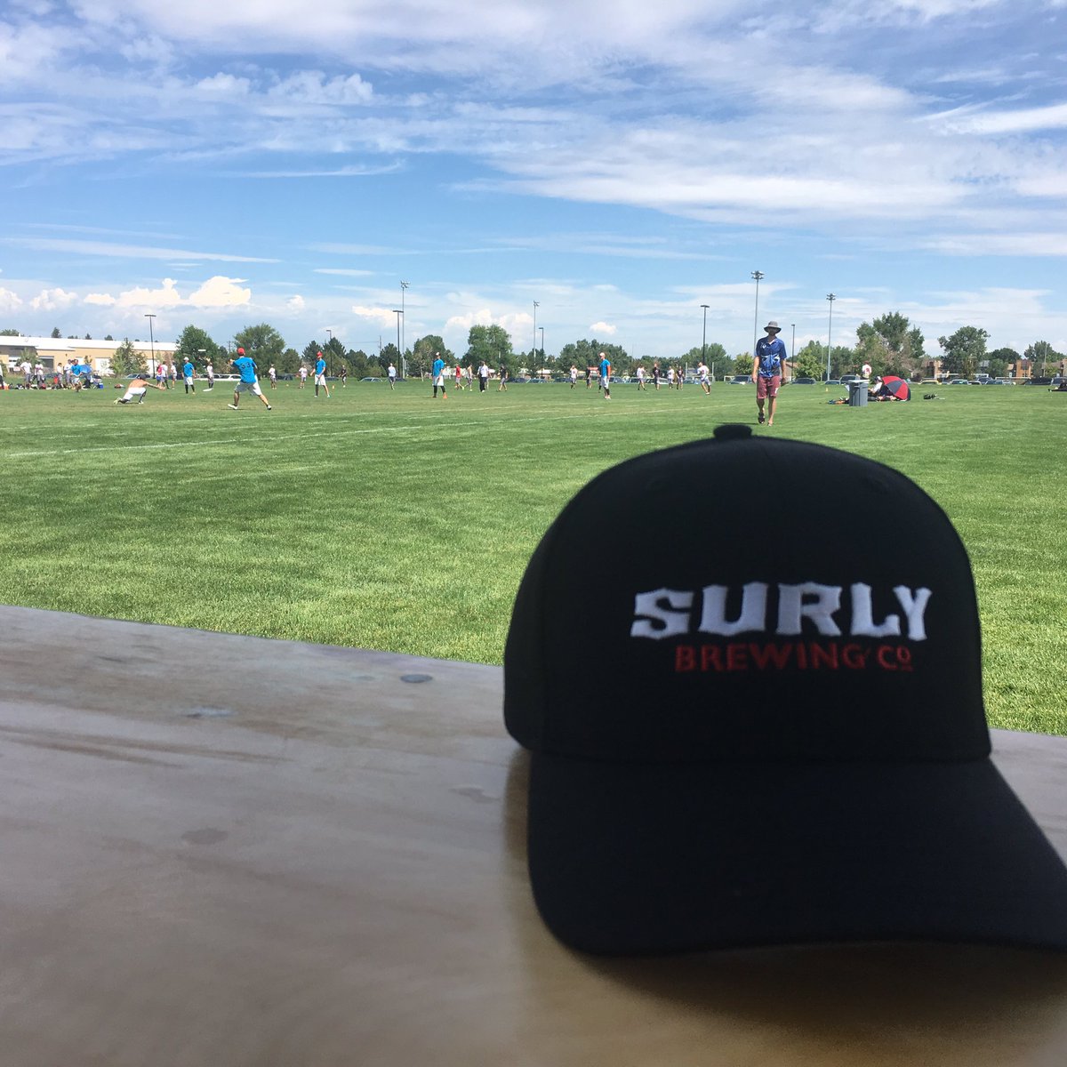 andrewwind83's tweet photo. Best seat in the house! #SurlyUnite @SurlyUltimate @surlybrewing #Masters2017 https://t.co/agsojcLSY0