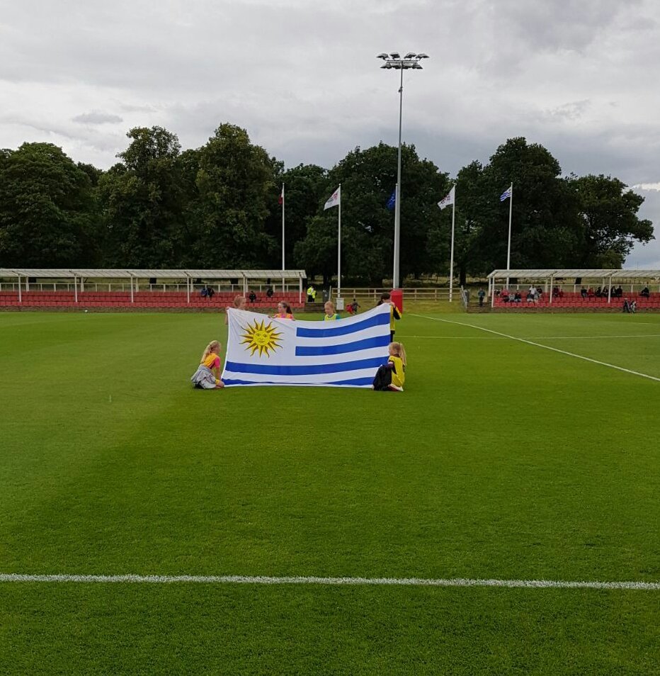 Uruguay's tweet photo. #Sub18 | @Uruguay le gana 1-0 a Catar en St. George's Park (Birmingham) con gol de Brian Ocampo. https://t.co/U4KqjQlJc3