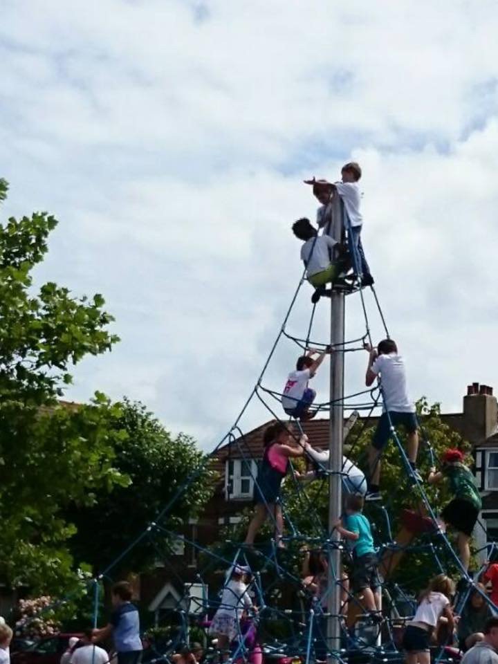 JackieForLabour's tweet photo. Congratulations on the opening of Radnor Park Playground, Folkestone. A community project in action ! https://t.co/8TyWgio4uD