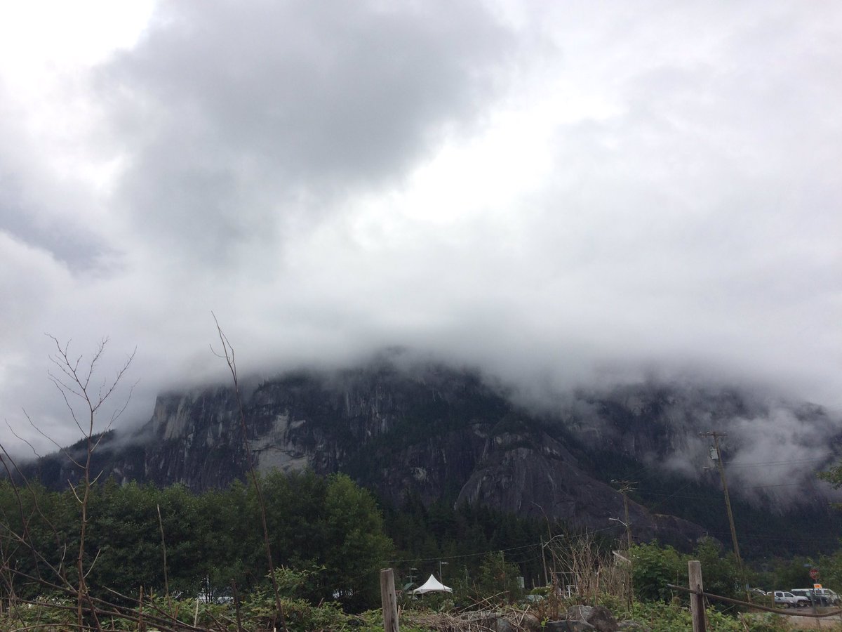 Damp morning here in Squamish for <a href="/Arcteryx/">Arc'teryx</a> festival. Thanks <a href="/howesoundbeer/">Howe Sound Brewing</a> for the room. Climb time! #vancouver #squamish