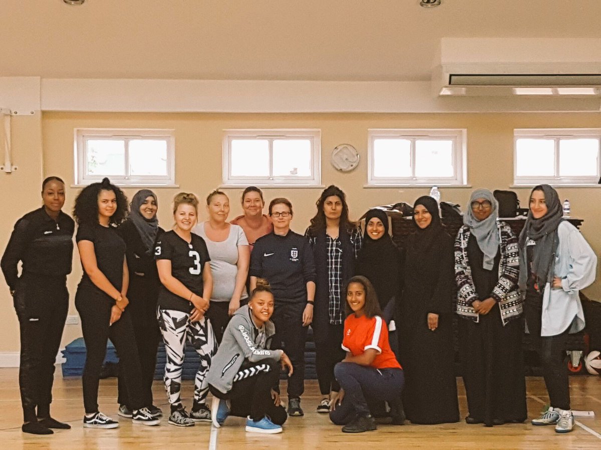 MuslimahAsso's tweet photo. Our ladies are half way there! #FAL1 @EssexCountyFA @LondonSport @SportingEquals @ActiveRedbridge @WomenSportTrust #muslimahscan #inclusion https://t.co/HknEcjQkDq