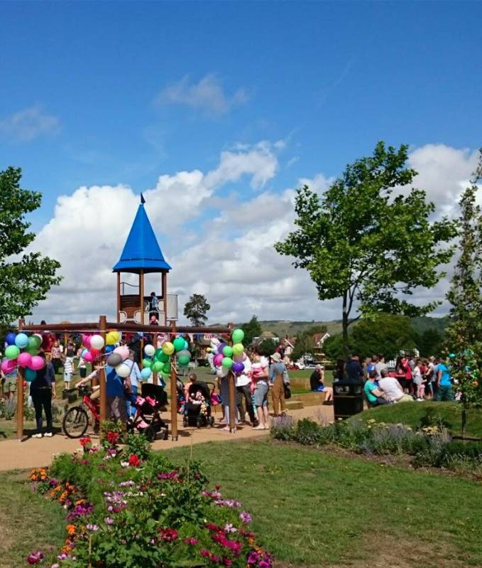 JackieForLabour's tweet photo. Congratulations on the opening of Radnor Park Playground, Folkestone. A community project in action ! https://t.co/8TyWgio4uD