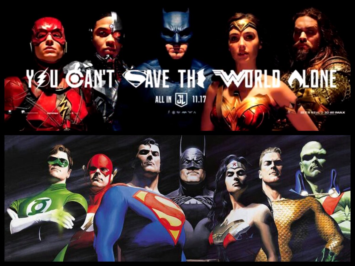 Eternal_Comics's tweet photo. The new Justice league banner/poster looks like @thealexrossart  's art which is just amazing #justiceleague #alexross #comics #dc #DCEU https://t.co/SSVGBDgQVL