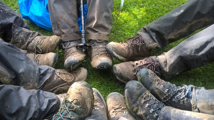 GiGroupUK's tweet photo. These boots were made for walking &amp; walking they did! Well done to our Gi Group UK @macmillancancer #MightyHike team https://t.co/CNwScm2s0F